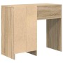 Escritorio Roble Sonoma 90 x 37.5 x 75 cm Madera de ingeniería en Oficina | Comprar online en Foru.es