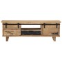 Mueble de TV de madera maciza de mango 120x30x40 cm de vidaXL, Muebles TV - Ref: Foro24-249873, Precio: 229,50 €, Descuento: %