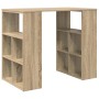 Escritorio Roble Sonoma 90 x 50 x 75 cm Madera de ingeniería en Oficina | Comprar online en Foru.es