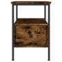 Mesita de noche madera de ingeniería roble ahumado 34x36x50 cm de vidaXL, Mesitas de noche - Ref: Foro24-826047, Precio: 40,5...