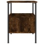 Mesita de noche madera de ingeniería roble ahumado 34x36x50 cm de vidaXL, Mesitas de noche - Ref: Foro24-826047, Precio: 40,5...