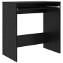 Escritorio Roble Negro 77.5 x 43 x 79 cm Madera de ingeniería en Oficina | Comprar online en Foru.es