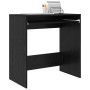Escritorio Roble Negro 77.5 x 43 x 79 cm Madera de ingeniería en Oficina | Comprar online en Foru.es