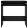 Escritorio Roble Negro 77.5 x 43 x 79 cm Madera de ingeniería en Oficina | Comprar online en Foru.es