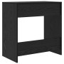 Escritorio Roble Negro 77.5 x 43 x 79 cm Madera de ingeniería en Oficina | Comprar online en Foru.es