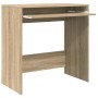 Escritorio Roble Sonoma 77.5 x 43 x 79 cm Madera de ingeniería en Oficina | Comprar online en Foru.es
