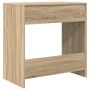 Escritorio Roble Sonoma 77.5 x 43 x 79 cm Madera de ingeniería en Oficina | Comprar online en Foru.es