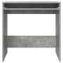 Escritorio Gris Concreto 77.5 x 43 x 79 cm Madera de ingeniería en Oficina | Comprar online en Foru.es