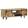 Mueble de TV de madera maciza de mango 120x30x40 cm de vidaXL, Muebles TV - Ref: Foro24-249873, Precio: 229,50 €, Descuento: %