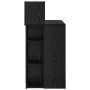 Escritorio Roble Negro 90 x 48 x 101,5 cm Madera de ingeniería en Oficina | Comprar online en Foru.es