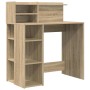 Escritorio Roble Sonoma 90 x 48 x 101,5 cm Madera de ingeniería en Oficina | Comprar online en Foru.es