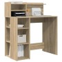 Escritorio Roble Sonoma 90 x 48 x 101,5 cm Madera de ingeniería en Oficina | Comprar online en Foru.es