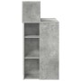 Escritorio con estante Gris Concreto 90 x 48 x 101,5 cm en Oficina | Comprar online en Foru.es
