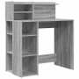 Escritorio Gris Sonoma 90 x 48 x 101,5 cm Madera de ingeniería en Oficina | Comprar online en Foru.es