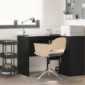 Escritorio Roble Negro 102 x 50 x 75 cm Madera de ingeniería en Oficina | Comprar online en Foru.es