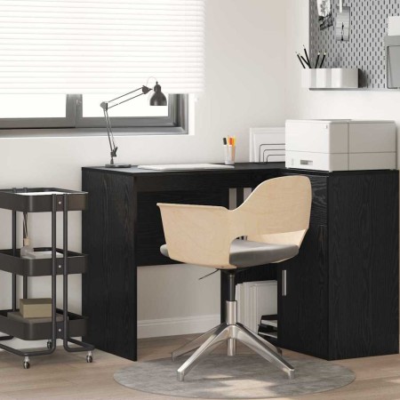 Escritorio Roble Negro 102 x 50 x 75 cm Madera de ingeniería en Oficina | Comprar online en Foru.es