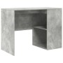 Escritorio Gris Concreto 102 x 50 x 75 cm Madera de ingeniería en Oficina | Comprar online en Foru.es