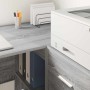 Escritorio Gris Sonoma 102 x 50 x 75 cm Madera de ingeniería en Oficina | Comprar online en Foru.es