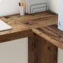 Escritorio de Esquina Madera envejecida 140 x 113,5 x 75 cm en Oficina | Comprar online en Foru.es