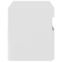 Mueble de TV con luces LED blanco brillante 75x35x40 cm de vidaXL, Muebles TV - Ref: Foro24-804403, Precio: 54,80 €, Descuent...