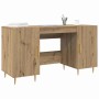 Escritorio Roble artisan 140 x 50 x 75 cm Madera contrachapada en Oficina | Comprar online en Foru.es