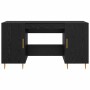Escritorio Roble negro 140 x 50 x 75 cm Madera contrachapada en Oficina | Comprar online en Foru.es