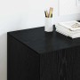 Escritorio Roble Negro 140 x 50 x 75 cm Madera contrachapada en Oficina | Comprar online en Foru.es