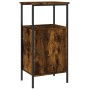 Mesita de noche madera de ingeniería roble ahumado 41x31x80 cm de vidaXL, Mesitas de noche - Ref: Foro24-825927, Precio: 41,1...