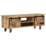 Mueble de TV de madera maciza de mango 120x30x40 cm de vidaXL, Muebles TV - Ref: Foro24-249873, Precio: 229,50 €, Descuento: %