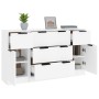 Set de aparador de 3 piezas de madera contrachapada blanco de vidaXL, Aparadores - Ref: Foro24-3115820, Precio: 172,67 €, Des...