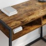 Escritorio Roble Humo 100 x 50 x 75 cm Madera contrachapada en Oficina | Comprar online en Foru.es