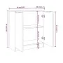 Aparador de 3 piezas madera contrachapada blanco de vidaXL, Aparadores - Ref: Foro24-3115780, Precio: 184,97 €, Descuento: %