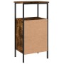 Mesita de noche madera de ingeniería roble ahumado 41x31x80 cm de vidaXL, Mesitas de noche - Ref: Foro24-825927, Precio: 41,1...