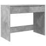 Escritorio Gris Concreto 100 x 50 x 78 cm Madera contrachapada en Oficina | Comprar online en Foru.es
