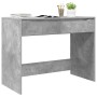 Escritorio Gris Concreto 100 x 50 x 78 cm Madera contrachapada en Oficina | Comprar online en Foru.es