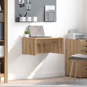 Escritorio Montado en la Pared Roble artesanal 60 x 45 x 30 cm en Oficina | Comprar online en Foru.es