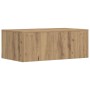Escritorio Montado en la Pared Roble artesanal 80 x 45 x 30 cm en Oficina | Comprar online en Foru.es