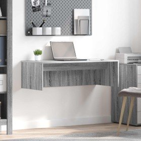 Escritorio Montado en la Pared Gris Sonoma 100 x 45 x 30 cm en Oficina | Comprar online en Foru.es