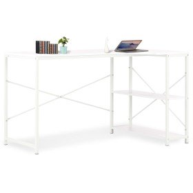 Escritorio para ordenador blanco 120x72x70 cm en Oficina | Comprar online en Foru.es