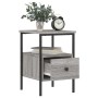 Mesita de noche madera de ingeniería gris Sonoma 34x36x50 cm de vidaXL, Mesitas de noche - Ref: Foro24-826049, Precio: 43,90 ...