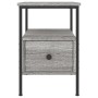 Mesita de noche madera de ingeniería gris Sonoma 34x36x50 cm de vidaXL, Mesitas de noche - Ref: Foro24-826049, Precio: 43,90 ...
