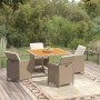 Set comedor de jardín 5 pzas con cojines ratán sintético beige en Conjuntos de jardín | Comprar online en Foru.es