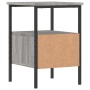 Mesita de noche madera de ingeniería gris Sonoma 34x36x50 cm de vidaXL, Mesitas de noche - Ref: Foro24-826049, Precio: 43,90 ...