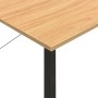 Escritorio para ordenador MDF metal negro roble 80x40x72 cm en Oficina | Comprar online en Foru.es