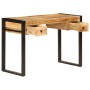 Mesa de escritorio 2 cajones  madera maciza mango 110x50x77 cm en Oficina | Comprar online en Foru.es