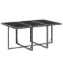 Set comedor jardín 7 pzas y cojines ratán sintético gris en Conjuntos de jardín | Comprar online en Foru.es