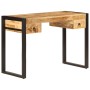 Mesa de escritorio 2 cajones  madera maciza mango 110x50x77 cm en Oficina | Comprar online en Foru.es