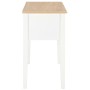 Escritorio de madera blanco 109,5x45x77,5 cm en Oficina | Comprar online en Foru.es