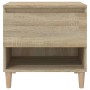 Mesitas de noche 2 uds contrachapada roble Sonoma 50x46x50 cm de vidaXL, Mesitas de noche - Ref: Foro24-819539, Precio: 84,89...