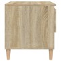 Mesitas de noche 2 uds contrachapada roble Sonoma 50x46x50 cm de vidaXL, Mesitas de noche - Ref: Foro24-819539, Precio: 84,89...